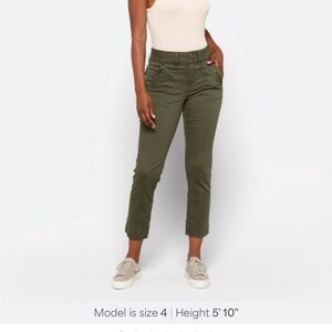 Kut from the Kloth Reese High Rise Double Botton Fab Ab Utility Straight Pant